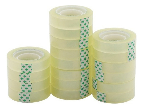 Fita Adesiva Transparente 12mm X 30m Pct C/50 Rolos Liso