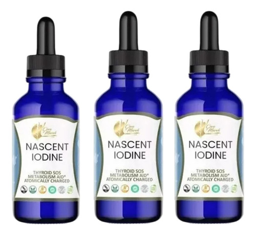 Yodo Naciente Nascent Iodine 3 Pzas Promocion