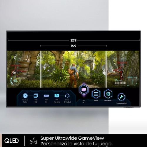 Smart TV de 55" Samsung Series 8 QN55Q80AAG con pantalla QLED 4K