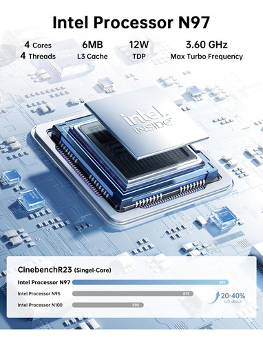 Kamrui Essenx E2 N150 Mini Pc, Micro Pc 16gb Ddr4 512gb Ssd