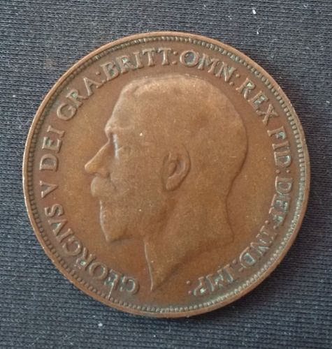 Moneda: Inglaterra One Penny 1914 