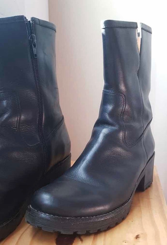 Botas Negras Usadas En Muy Buen Estado Talle 38 Febo