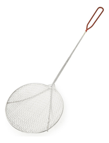 Espumadera Gastronómica Estaño 18 Cm Color Plateado