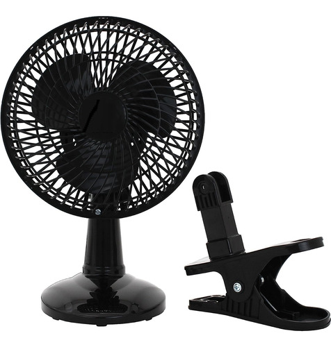 Sohler Ventilador De Mesa Convertible Con Clip De 6 Pulgada.