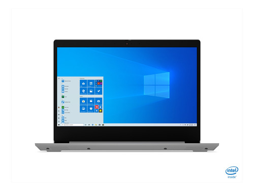 Imagem 1 de 5 de Notebook Lenovo IdeaPad 3i prata 15.6", Intel Core i5 10210U  8GB de RAM 256GB SSD, Intel UHD Graphics 620 1366x768px Windows 10 Home