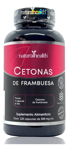 Cetonas De Frambuesa 120 Cápsulas Natural Health.