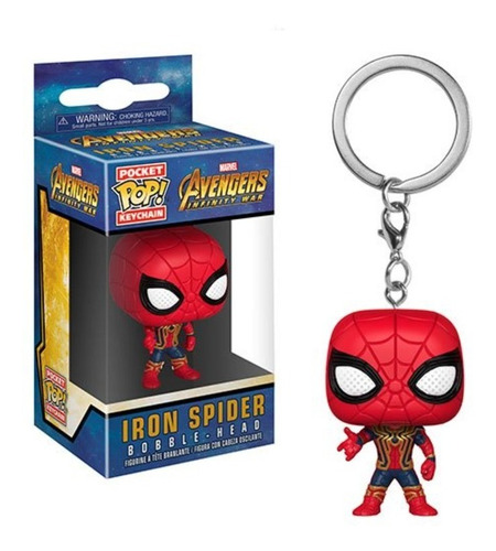 Iron Spider Funko Llavero Spiderman Keychain