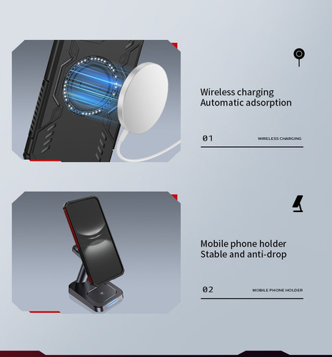 Funda Para Honor Magic 7 Lite / Honor X9c 5g Magnética Protección Cámaras Carcasa