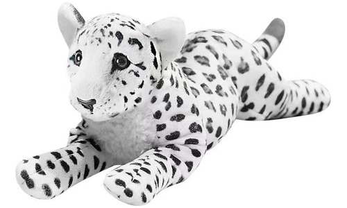 Gisqis Peluche De Leopardo De Nieve, Peluche De Leopardo De