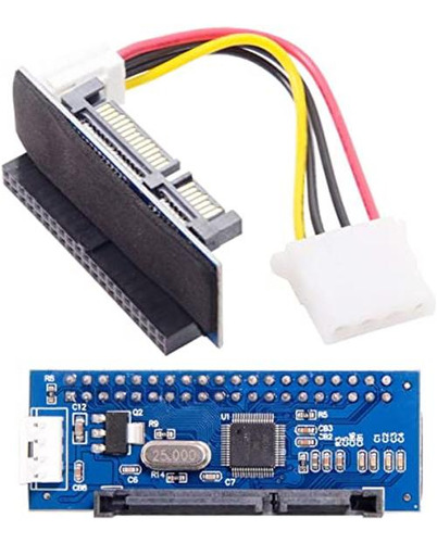 Cy Idepata Adaptador De Disco A Sata Hembra De 40 Pines
