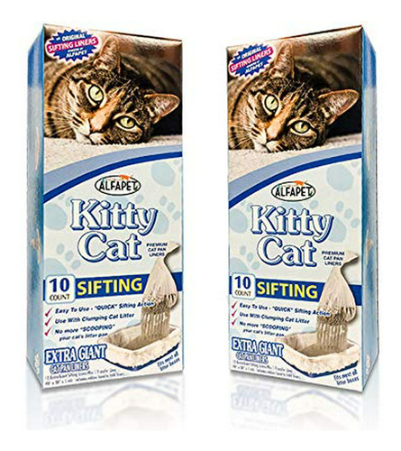 Alfapet Bandejas Desechables Para Gatos - Pack De 2