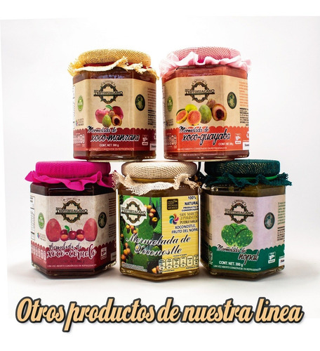 Imagen 3 de 3 de Mermelada Artesanal De Ciruela Con Xoconostle 300g