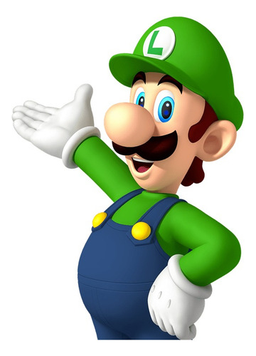 Luigi Irmao, Amigo E Faz Dupla Com Super Mario Bros