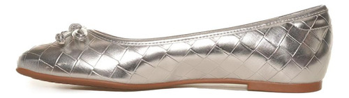 Sapatilha Prata Vizzano Tressê Feminino