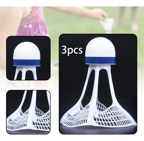 3 Pelotas De Bádminton Flexibles Para Entrenamiento