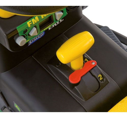 Trator a bateria para crianças Peg Perego John Deere Ground Force cor verde/amarelo 127V