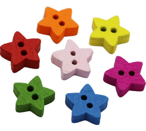 Botones De Madera Antiguos 3 Piezas