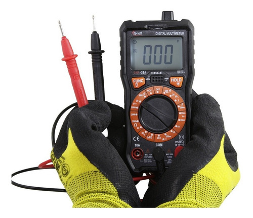 Imagen 5 de 6 de Multimetro Digital Compacto Tester Gmf-39a Gralf True Rms