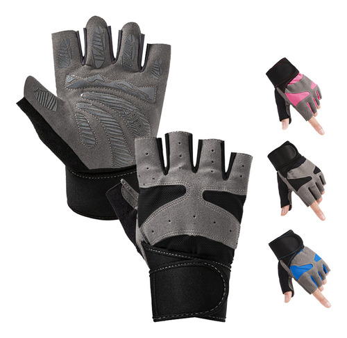 Y Guantes Para Gym Pesas Deportivos Muñequeras Mujer Y