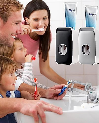 Soporte Para Cepillo De Dientes Montado En La Pared, Exprimi