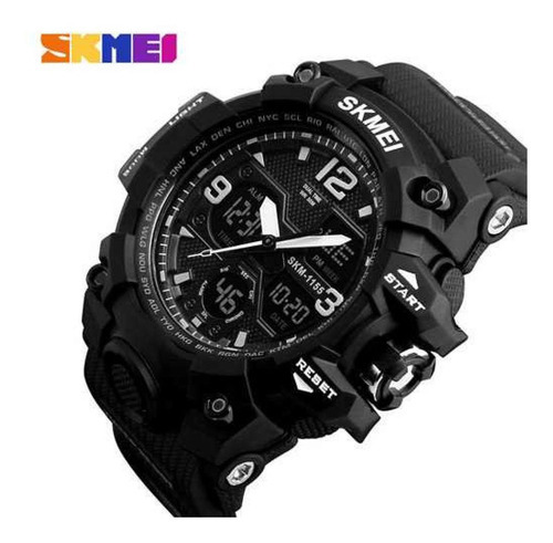 Reloj Skmei 1155bbk Negro Hombre