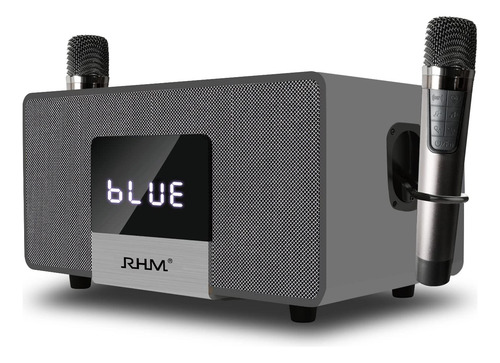 Karaoke Machine Rhm K222 With 2 Wireless Microphones 500w
