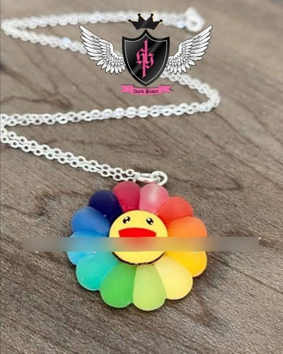 Collar Y Aretes Takashi Murakami Bts Bad Bunny Aesthetic