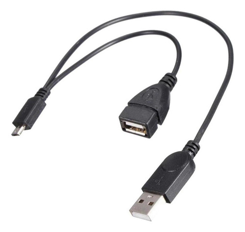 Cable Usb 2.0 De A Otg Host Power Micro Usb Y Divisor A Usb