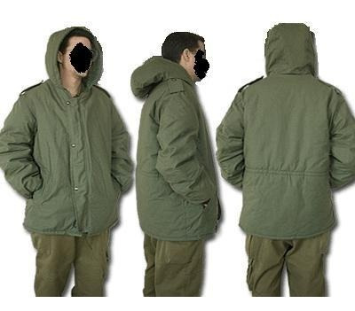 Israeli Army IDF Military Classic Jacket Cold Weather Parka Coat Zahal ...