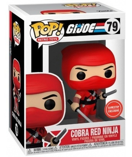 Funko Pop Gi Joe - Cobra Red Ninja #79 Exclusivo