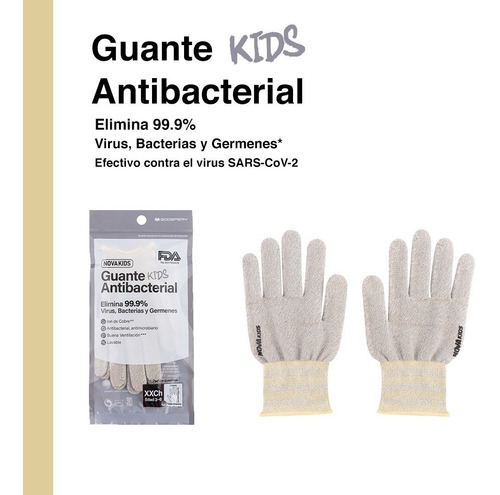 Imagen 8 de 9 de Guante Antibacterial Con Cobre Reusable Lavable De Corea