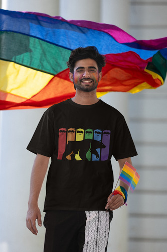 Playera Personalizada Lgbt Pride Campañas Marchas Bear Oso