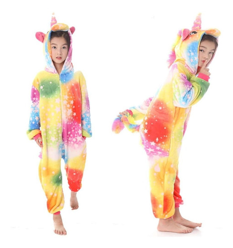 Pijama Kigurumi Unicornio Varios Talles