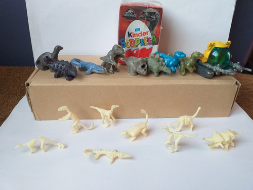 Colección Completa Dinosaurios Jurassic World- Kinder Sorpre (Usado)