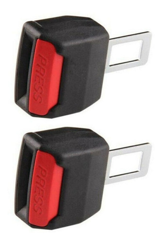 Broche Falso Doble Cinturon Seguridad Universal Auto.x2  B46