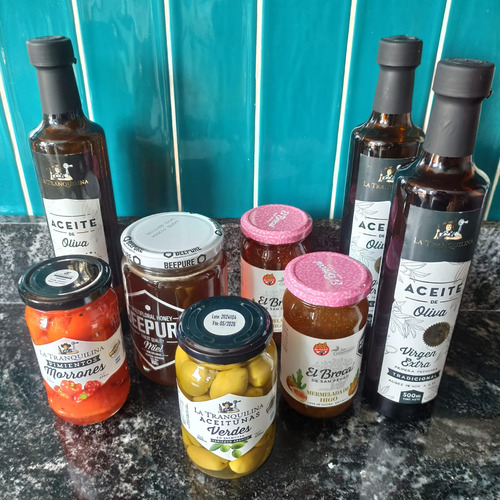 Pack Gourmet Regional - Miel, Mermeladas, Aceite Y Aceitunas