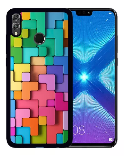 Funda Huawei Mate 20 Lite Tetris De Colores Hd Tpu Uso Rudo