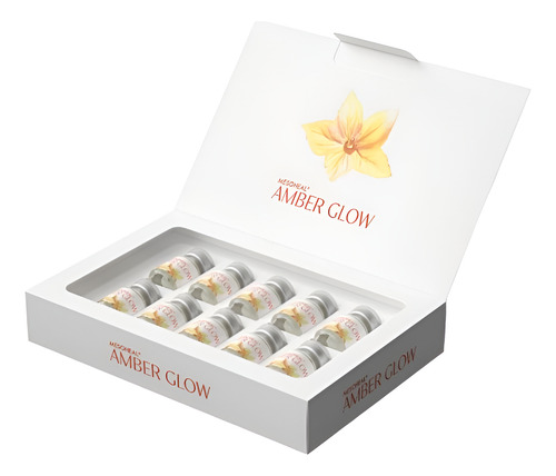 Mesoheal Amber Glow 1 Vaile De 5 Ml Todo Tipo De Piel Día/noche