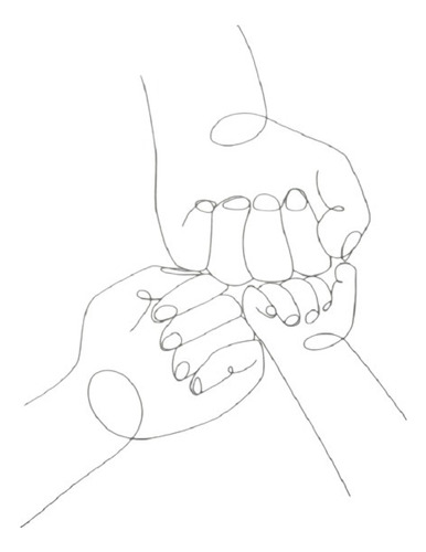 Impresión Artística En Lienzo Con Diseño Family Fist Bump