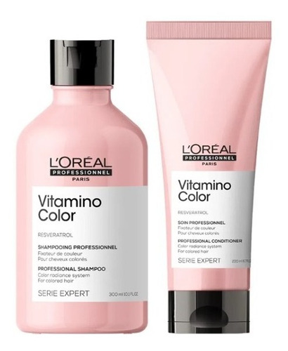 Kit Shampoo + Acondicionador Vitamino Color Loreal Chico