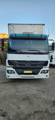 Caminhao Bau Trucado Mercedes Atego 2425 Com Bau 8.5