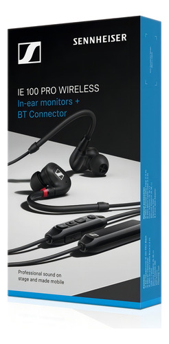 Fone De Ouvido Sennheiser IE -Ie 100- Pro Wireless Cor Preto