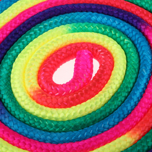 Imagem 5 de 11 de 2 Cordas De Ginástica Em Cores -íris Para Treinar Cordas
