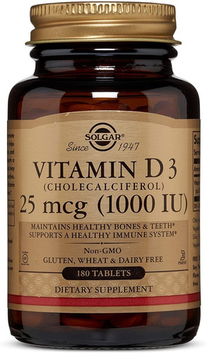 Solgar Vitamina D3 1000iu - Unidad a $828