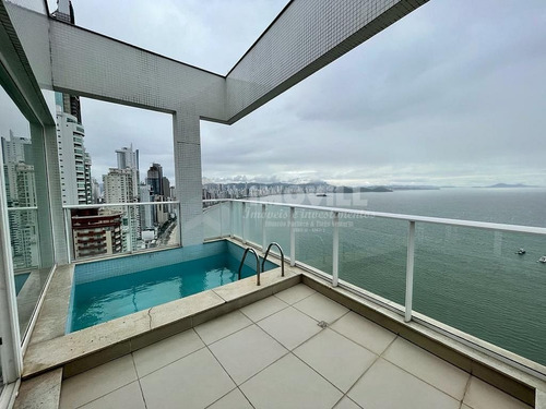 Imagem 1 de 15 de Cobertura Triplex Frente Mar Alto Padrão No Edifício Grand Palazzo Com 07 Suítes E 04 Vagas, Localização Privilegiada! - 3678_1