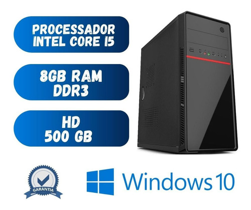 Computador Pc Desktop Cpu Core I5 8gb Hd 500gb Windows 10 !!