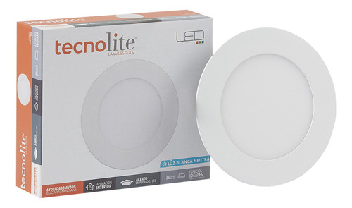 Lámpara De Empotrar Led 6w 320lm Luz Neutra Tecnolite