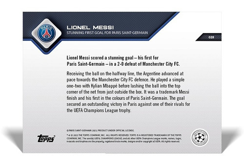 Messi, Mbappe, Neymar Jr Psg Champions Lote De 3 Tarjetas