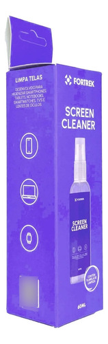 Limpa Telas 60ml Com Pano Microfibra Flanela Screen Cleaner