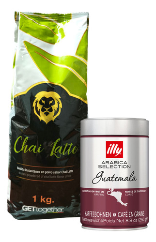 Set De Regalo Café Illy & Chay Latte/vainilla Marley Coffee